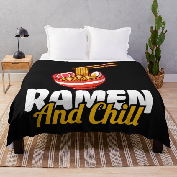 Item preview, RAMEN AND CHILL VEKTOR (BLACK)  designed and sold by PearlineOConne.