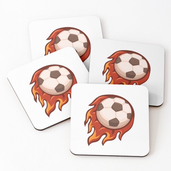 Item preview, Soccer Ball Fire Sport Mascot Logo Symbol cartoon designed and sold by aryoyo.