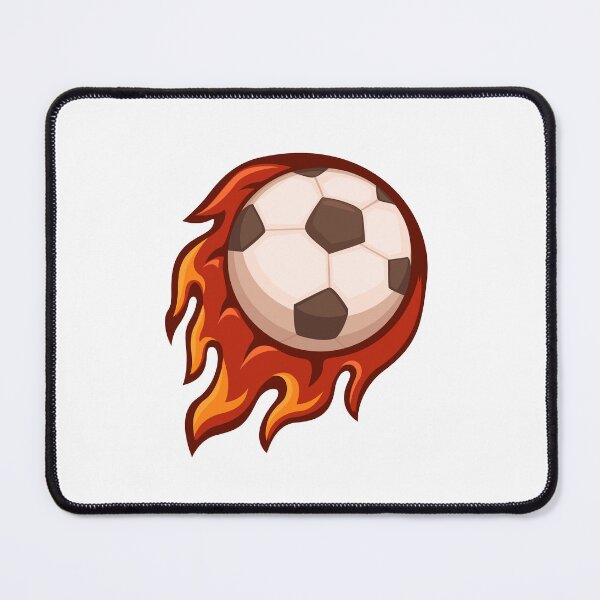 Item preview, Soccer Ball Fire Sport Mascot Logo Symbol cartoon designed and sold by aryoyo.