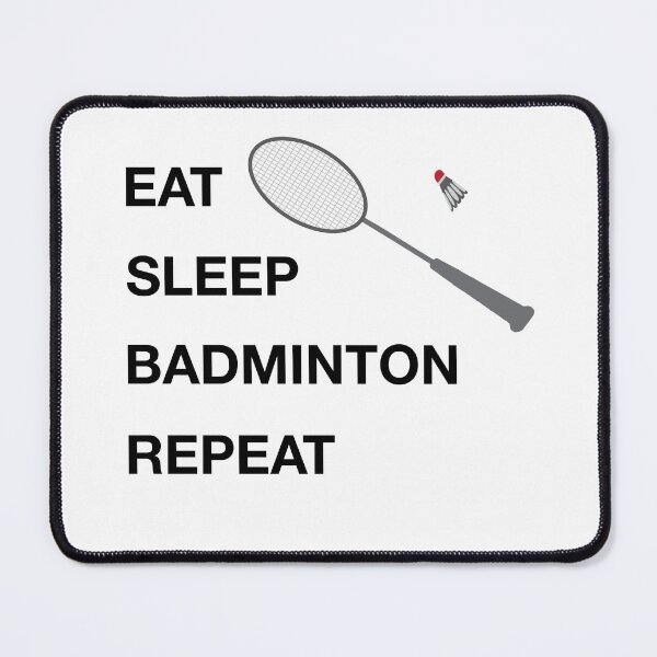 Item preview, Eat sleep badminton repeat designed and sold by nuz2.