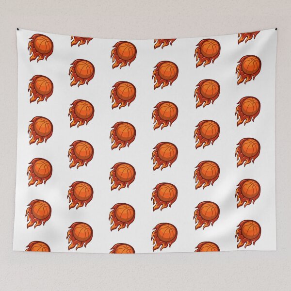 Item preview, Basket Ball Fire Sport Mascot Logo Symbol cartoon designed and sold by aryoyo.