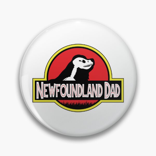 Item preview, (For Bright Background) Jurassic Newfoundland Dad designed and sold by More Cute Dogs.