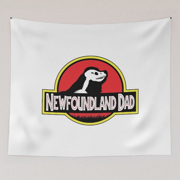 Item preview, (For Bright Background) Jurassic Newfoundland Dad designed and sold by More Cute Dogs.