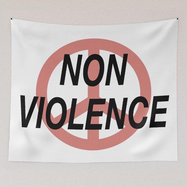 Item preview, Non Violence Peace symbol designed and sold by nuz2.