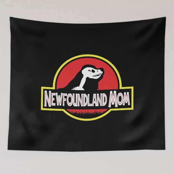 Item preview, (For Dark Background) Jurassic Newfoundland Mom designed and sold by More Cute Dogs.