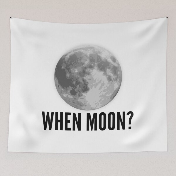 Item preview, When Moon Crypto Cryptocurrency HODL Gift Idea designed and sold by throwbackgamer.