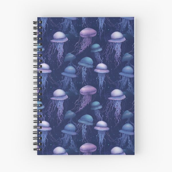 Item preview, Dreamy Magical Jellyfish Pattern designed and sold by TheThreePixels.
