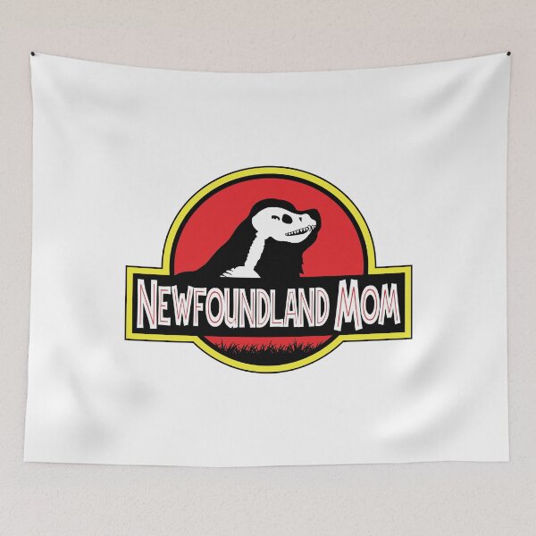 Item preview, (For Bright Background) Jurassic Newfoundland Mom designed and sold by More Cute Dogs.