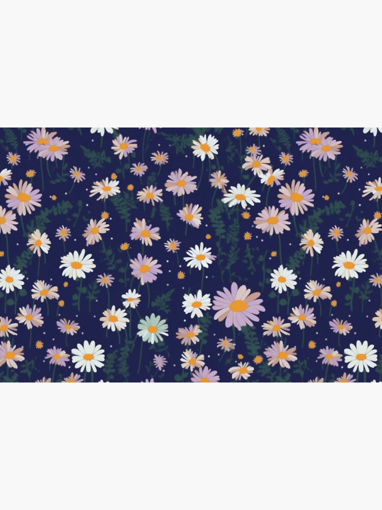 Discover Ditsy feminine daisy pattern Bath Mat