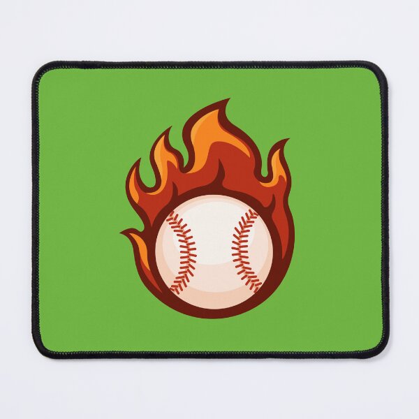 Item preview, Baseball Ball Fire Sport Mascot Logo Symbol cartoon illustration designed and sold by aryoyo.