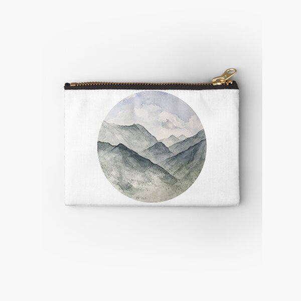Item preview, watercolor mountains designed and sold by FunnyGrief.