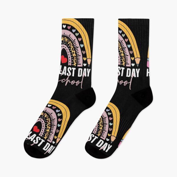Item preview, Happy Last Day Of School Teacher And Student Rainbow designed and sold by GravitiTees.