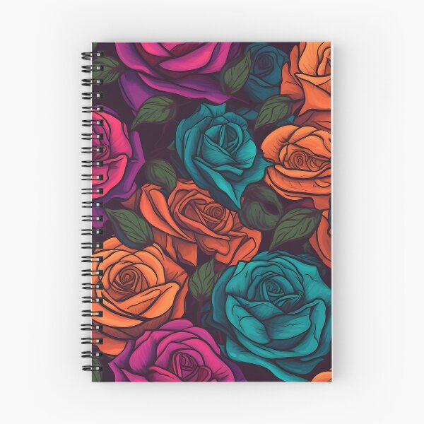 Artikelvorschau, Schönes buntes Rosenmuster entworfen und verkauft von LimitedFuture.