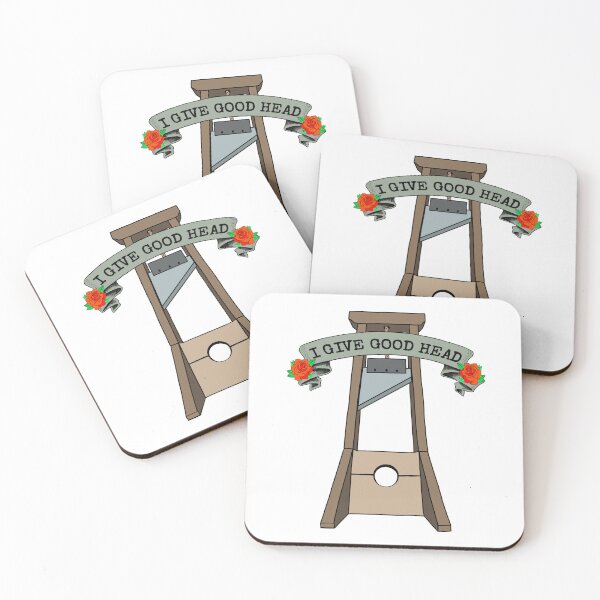 Item preview, Funny Leftist Guillotine Art - Flirty Communist Anti Capitalist Humor - Progressive Politics  designed and sold by RockFireMerch.