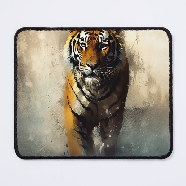 Item preview, Fierce Tiger Watercolor Walk designed and sold by Paintings By Simon .