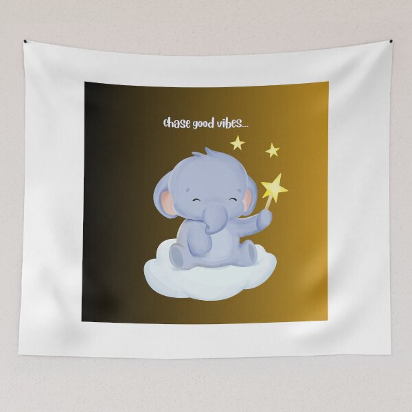 Item preview, Happy elephant designed and sold by BubblePandas.