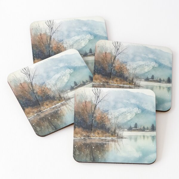 Item preview, Winter Wonderland Serene Escape designed and sold by Paintings By Simon .