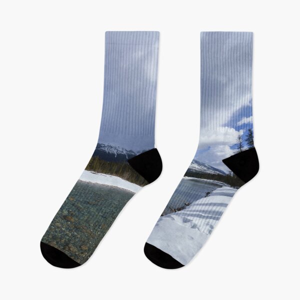 Item preview, Snow Covered Scenery At The Kootenay River Canada designed and sold by rawshutterbug.