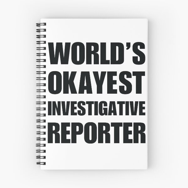 Item preview, Funny World's Okayest Investigative Reporter designed and sold by christianadams.