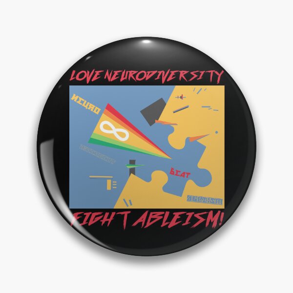 Item preview, Love Neurodiversity - Fight Ableism designed and sold by AntiCommodities.