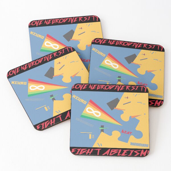 Item preview, Love Neurodiversity - Fight Ableism designed and sold by AntiCommodities.