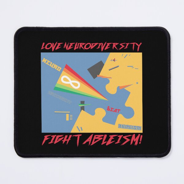 Item preview, Love Neurodiversity - Fight Ableism designed and sold by AntiCommodities.