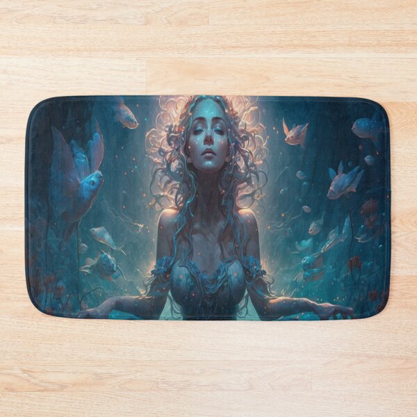 Item preview, Girl Meditating Under The Ocean designed and sold by Bmc-Designer.