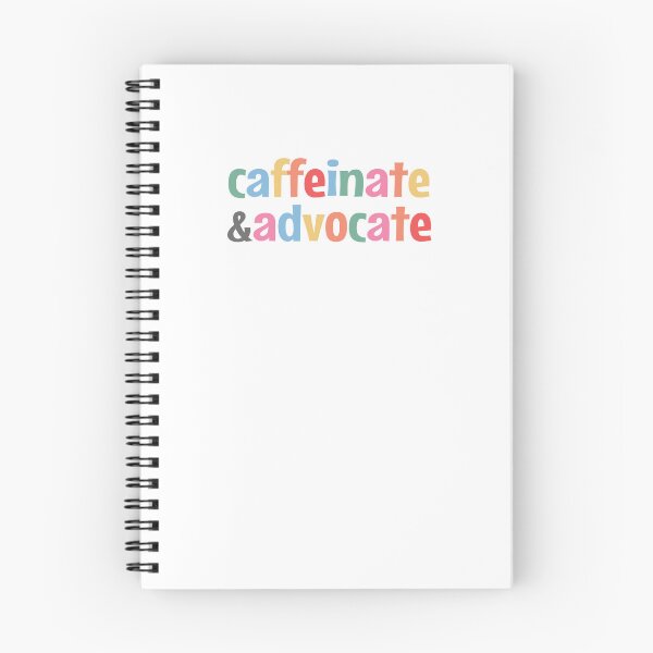 Item preview, Caffeinate and advocate designed and sold by MOONINSPIRATION.