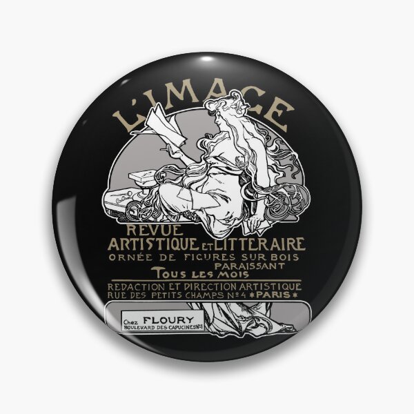 Item preview, Alphonse Mucha,  French Art Nouveau style, French Poster Design, L'Image designed and sold by Proverbial Wisdom Design.
