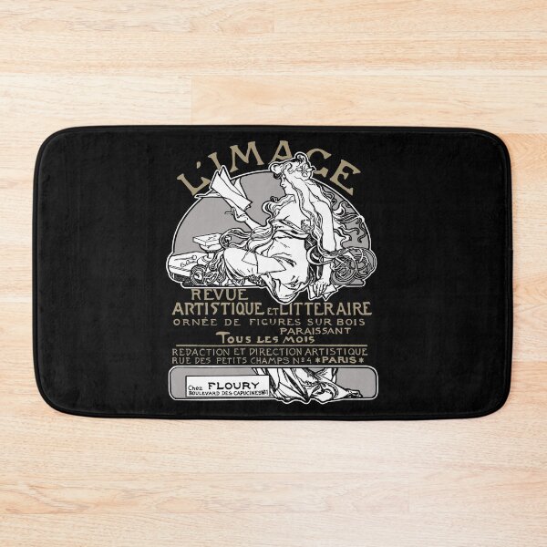 Artikelvorschau, Alphonse Mucha, französischer Jugendstil, französisches Plakatdesign, L'Image entworfen und verkauft von Proverbial Wisdom Design.