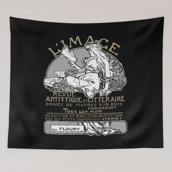 Item preview, Alphonse Mucha,  French Art Nouveau style, French Poster Design, L'Image designed and sold by Proverbial Wisdom Design.