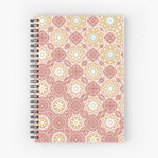 Item preview, Gradient Geometric Red Orange Pattern Design designed and sold by artbybiyan.