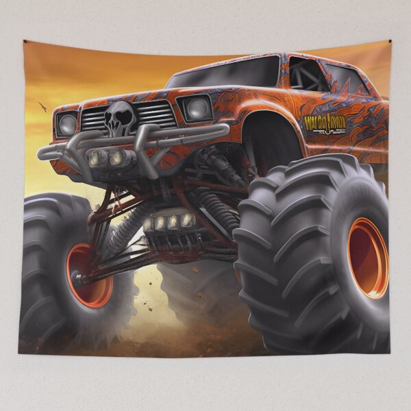 Item preview, Rocky Road Trip: A Monster Truck Charging Through Rocky Terrain designed and sold by MonsterMatt87.