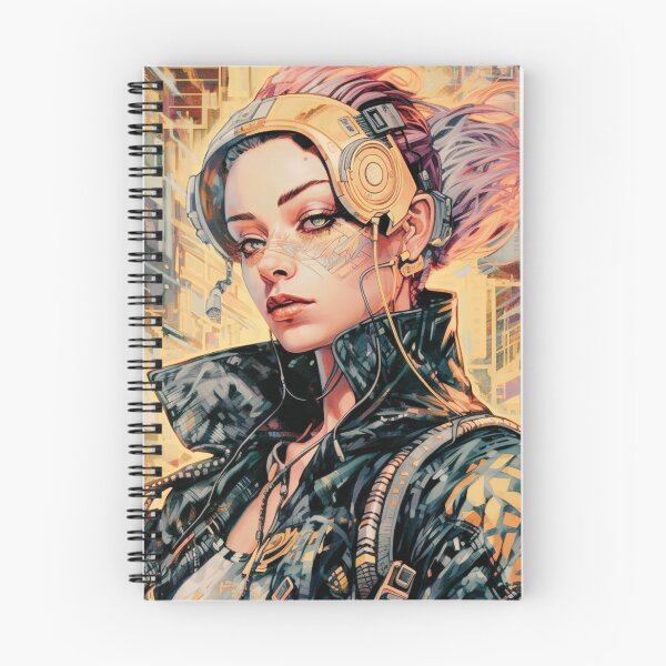 Artikelvorschau, Futuristische Frau in einer digitalen Welt: Comic-Buch-Cover-Art für „Whispers of the Heart entworfen und verkauft von ArcaneVerses.