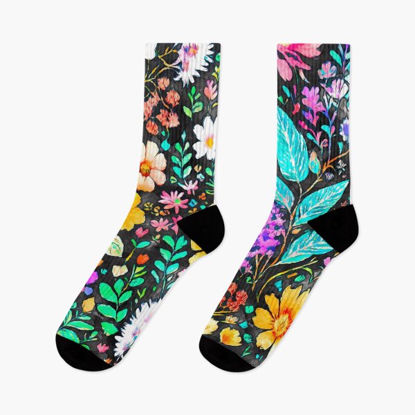 Item preview, Dark Blooms in Watercolor designed and sold by Floralife.
