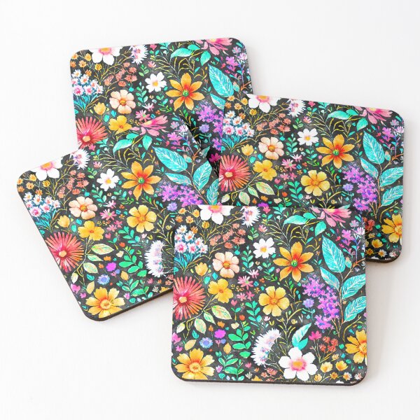 Item preview, Dark Blooms in Watercolor designed and sold by Floralife.
