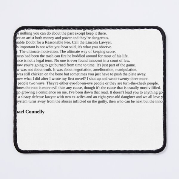 Item preview, Michael Connelly Quotes T-Shirt designed and sold by KarleeHodki.