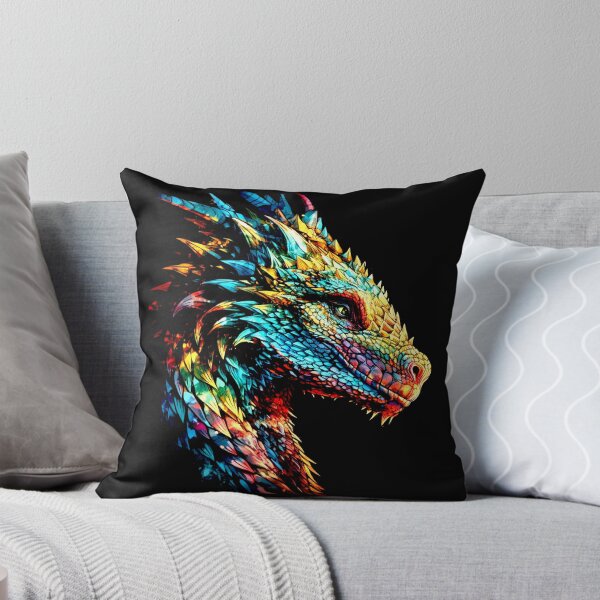Item preview, Print Art Colorful Dragon: Mythical Energy. designed and sold by GiveMeMood.