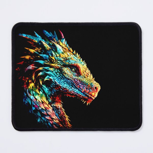Item preview, Print Art Colorful Dragon: Mythical Energy. designed and sold by GiveMeMood.