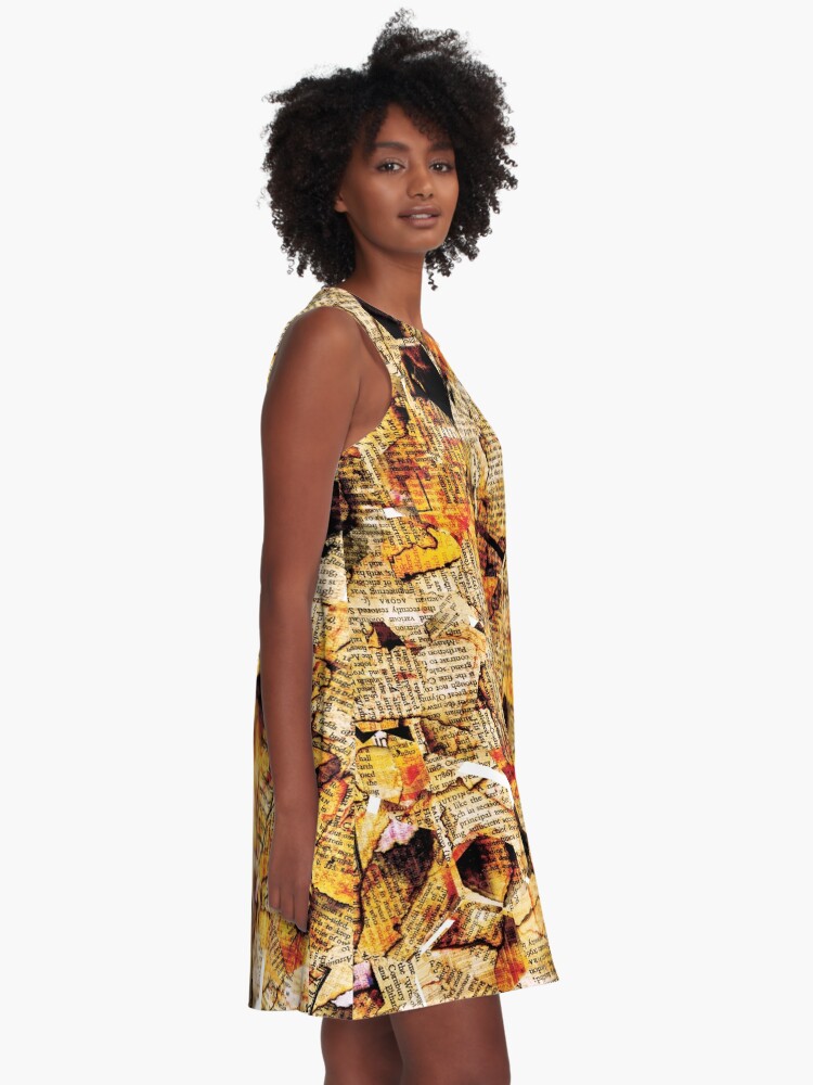 Alternate view of Burn, Burn, Burn A-Line Dress