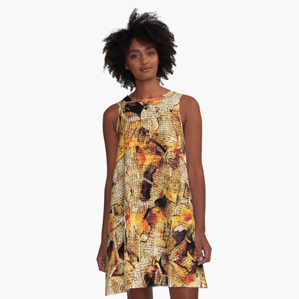 Burn, Burn, Burn A-Line Dress