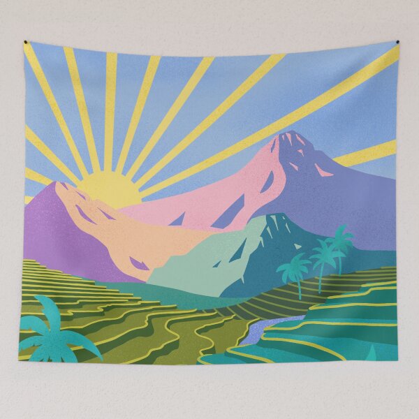 Item preview, Bali adventure landscape designed and sold by MartaOlgaKlara.