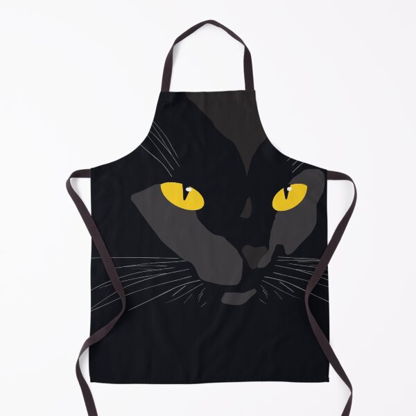 Item preview, Realistic Black Cat Face Illustration designed and sold by origoo.