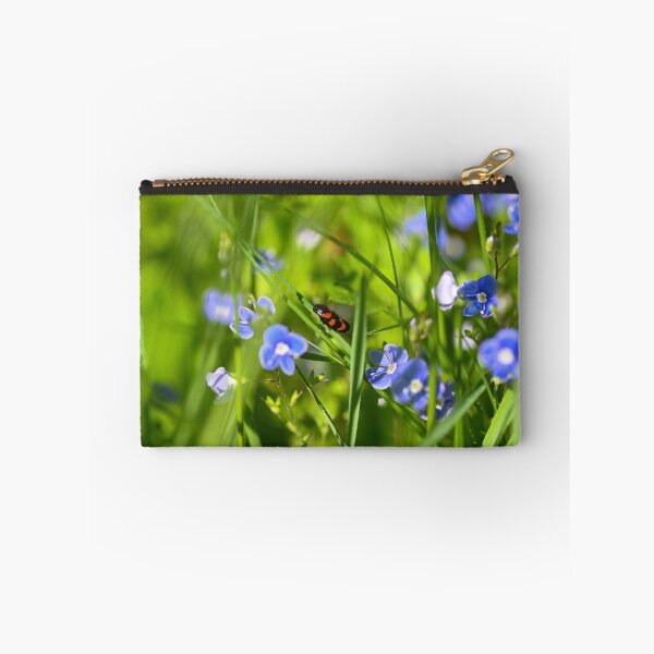 Item preview, A red cicada in a meadow designed and sold by Claudia-Evans.