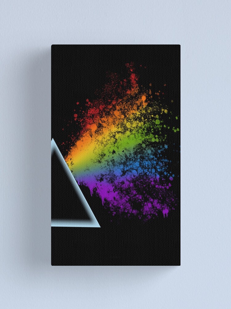 Pink floyd prism dark Side of moon Canvas Print for Sale by SoulTrekking