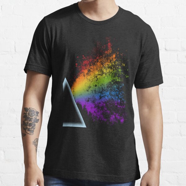 Pink floyd prism dark Side of moon Essential T-Shirt for Sale by  SoulTrekking