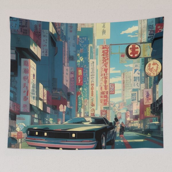 Item preview, Retro Anime City designed and sold by Artieries1.