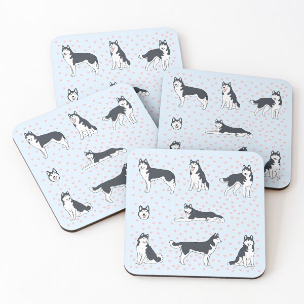 Item preview, Cute Siberian husky dog pack designed and sold by Yarafantasyart.