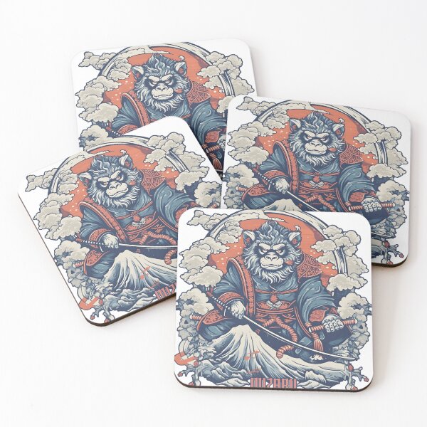 Item preview, Mizaru, the Samurai Monkey: Hear No Evil, Fight with Honor designed and sold by agustindesigner.