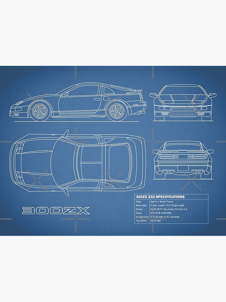 うさページ 300ZX Z32 Blueprint